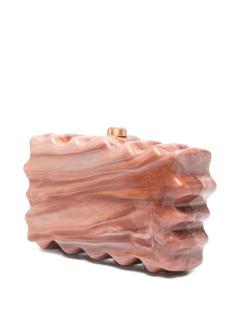 Cult Gaia mini Paloma clutch bag - Pink