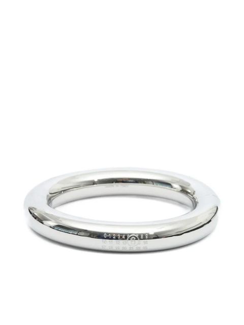 MM6 Maison Margiela polished bangle - Silver - zdjęcie produktu nr 1