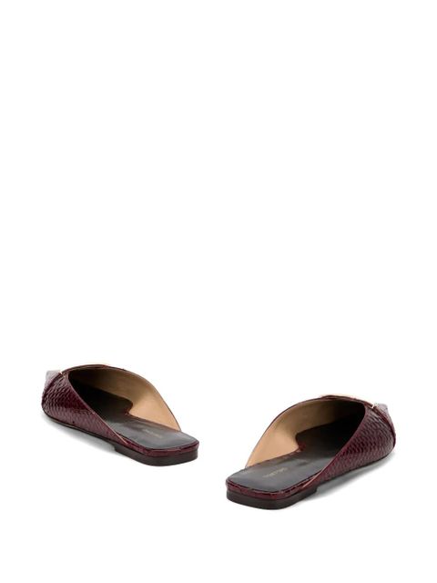 TOM FORD pointed mules - Red