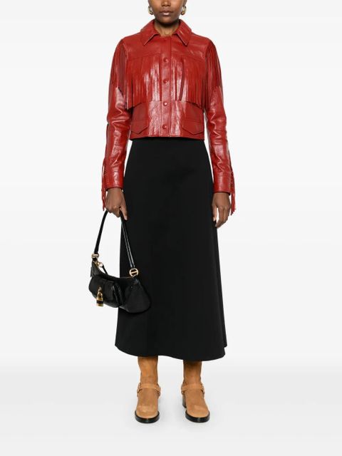 Chloé fringed jacket - Red - zdjęcie produktu nr 2