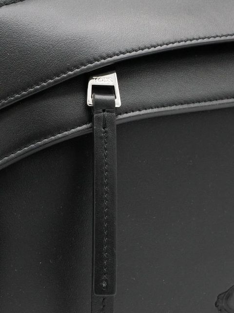 Tod's small Wave leather shoulder bag - Black