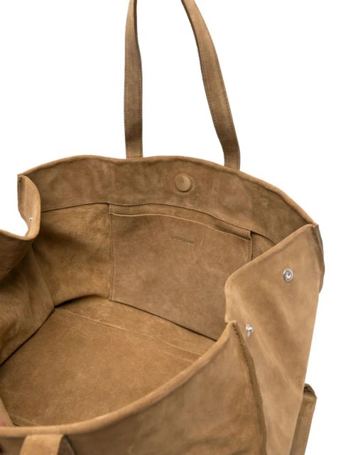 Gimaguas suede tote bag - Brown
