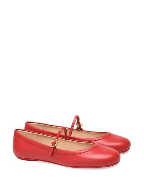 Gianvito Rossi Carla ballerina shoes - Red - zdjęcie produktu nr 2
