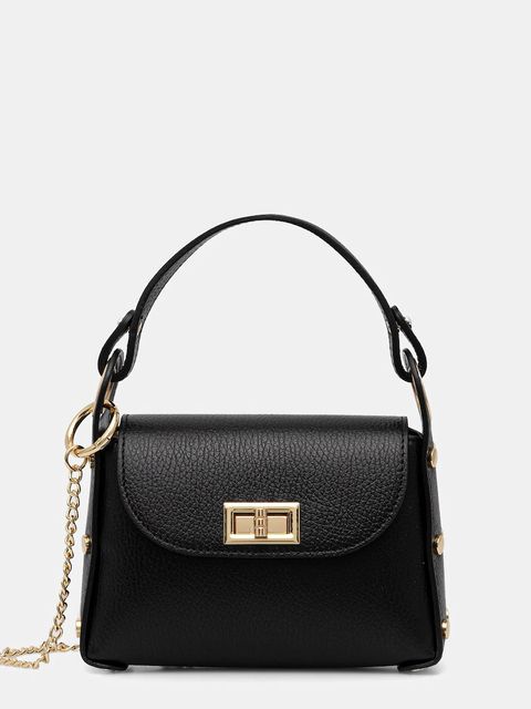 Answear.LAB torebka skórzana kolor czarny - zdjęcie produktu nr 1