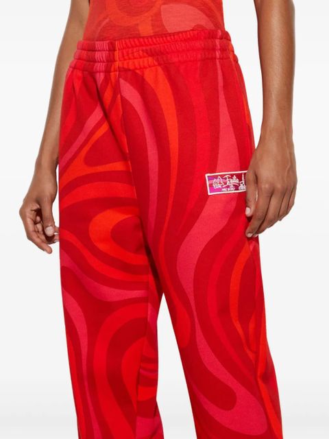 PUCCI fleece track pants - Red