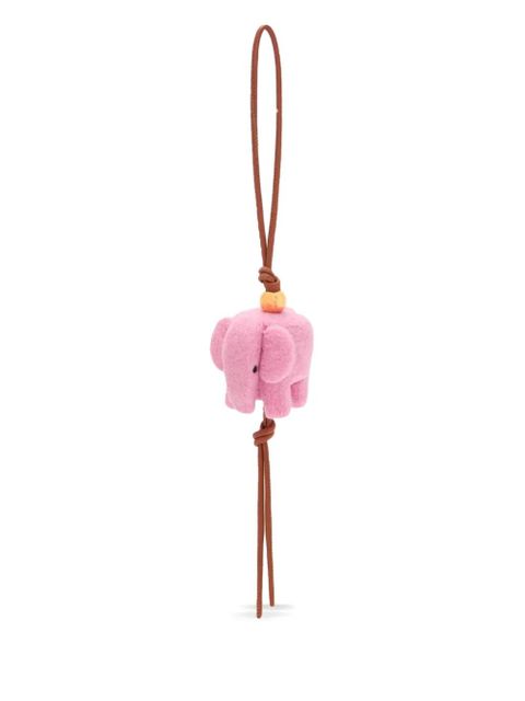 LOEWE elephant-shaped felt charm - Pink - zdjęcie produktu nr 1
