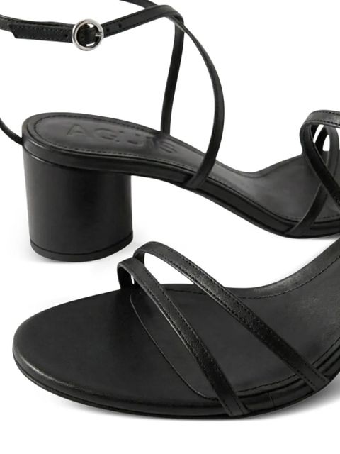 Aeyde Mirella ankle-strap sandals - Black