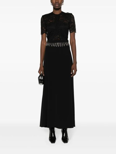 Rabanne high-waist maxi skirt - Black