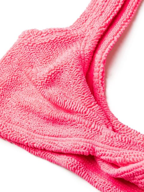 Hunza G Juno crinkled twist bikini - Pink