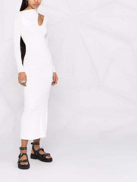 MANURÍ Bambina On A Saturday Night cut-out dress - White - zdjęcie produktu nr 2