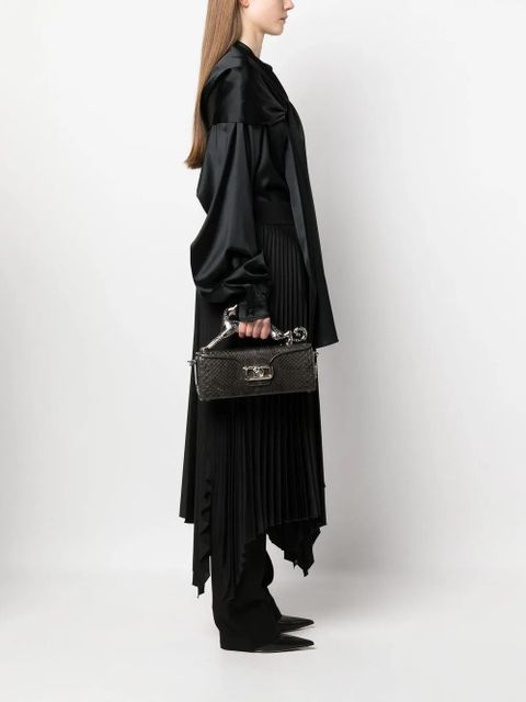 Lanvin snakeskin mini tote - Grey - zdjęcie produktu nr 2