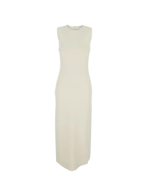 Max Mara Visiera round-neck midi dress - White - zdjęcie produktu nr 1