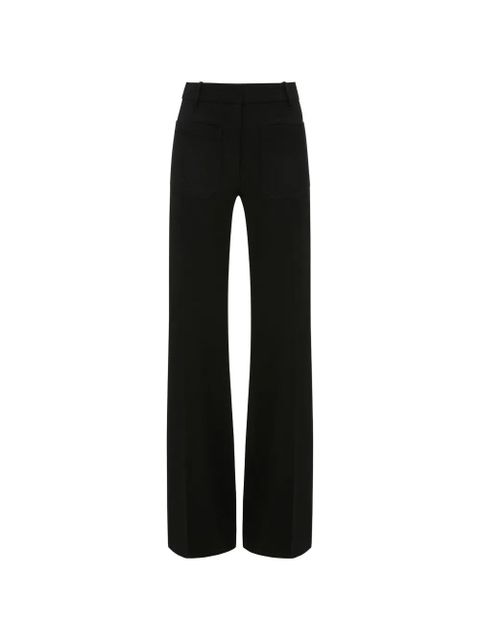 Victoria Beckham Alina flared-leg trousers - Black - zdjęcie produktu nr 1