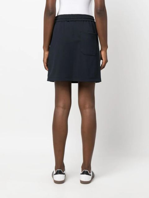 Golden Goose star-print cotton skirt - Blue