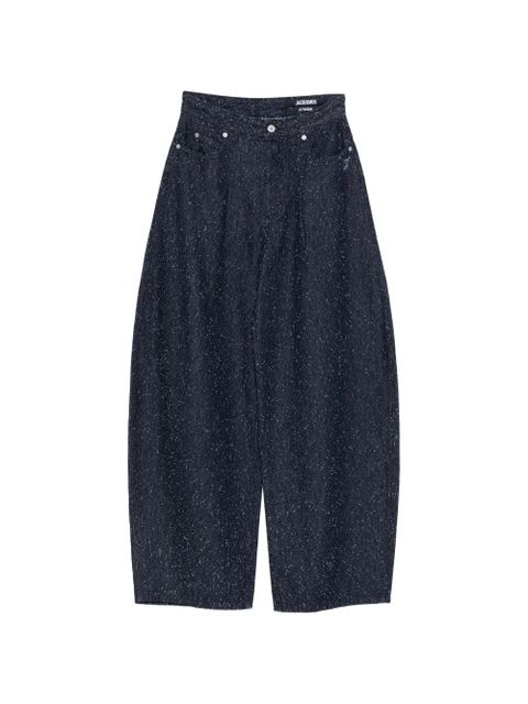 Jacquemus speckled denim jeans - Blue - zdjęcie produktu nr 1