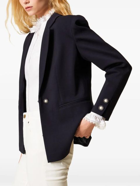TWINSET decorative-button blazer - Blue