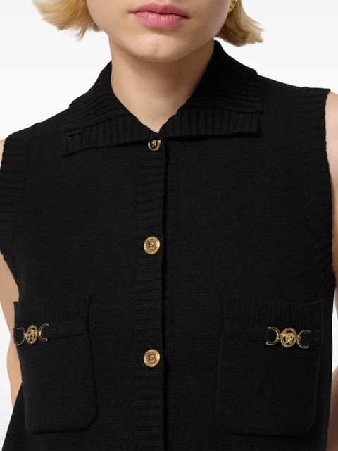 Versace Medusa '95 knit sleeveless dress - Black