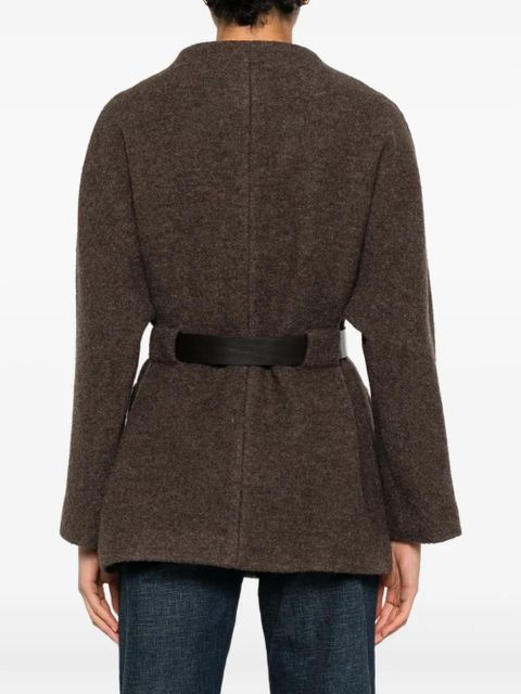 Ba&Sh Claudy belted coat - Brown