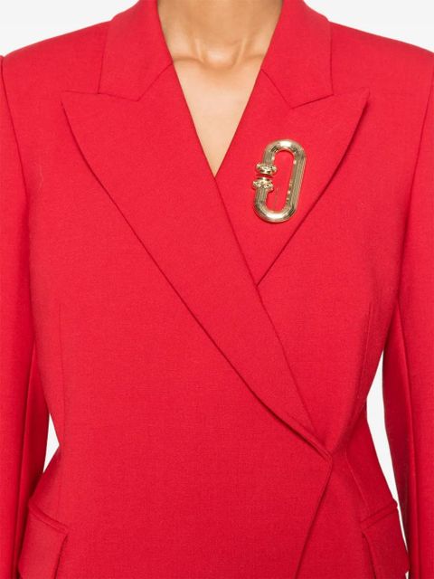 Casablanca asymmetric double-breasted blazer - Red