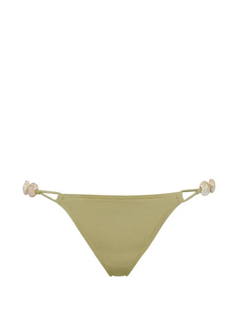 ERES Farah thin beaded bikini bottom - Green - zdjęcie produktu nr 1