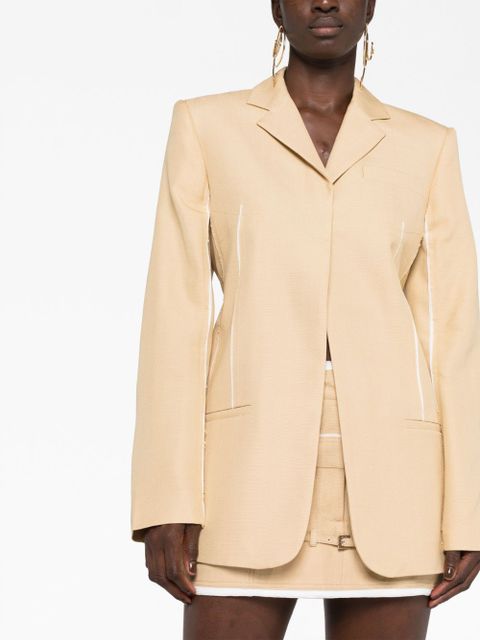 Jacquemus La Veste Caraco blazer - Brown