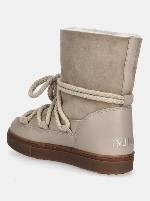 Inuikii śniegowce skórzane CLASSIC HIGH kolor beżowy 3001.002.0032