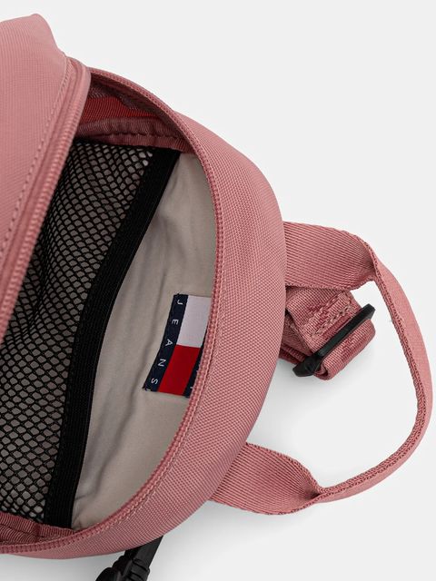 Tommy Jeans plecak damski kolor pomarańczowy mały gładki AW0AW17577
