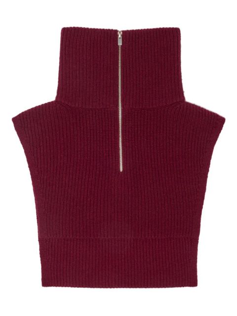 Maje zip-up collar - Red - zdjęcie produktu nr 2