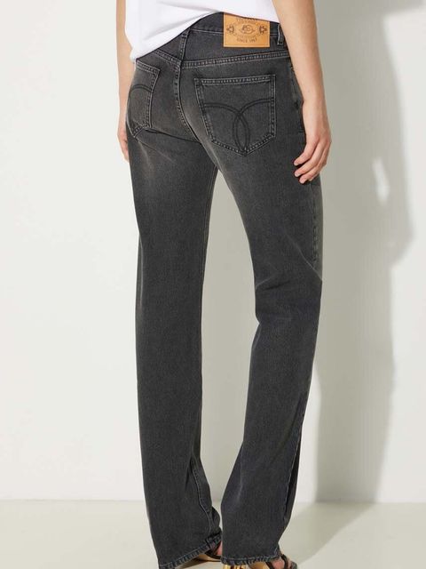Fiorucci jeansy Faded Black Straight Fit Jeans