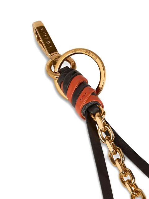 ETRO leather charm - Black