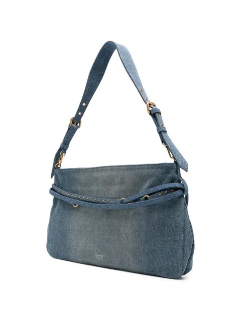PINKO studded-strap shoulder bag - Blue