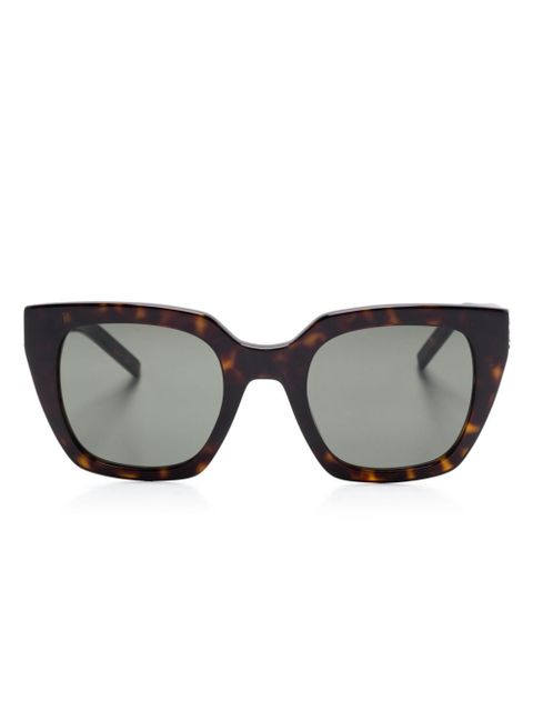 Saint Laurent Eyewear tortoiseshell-effect sunglasses - Brown - zdjęcie produktu nr 1