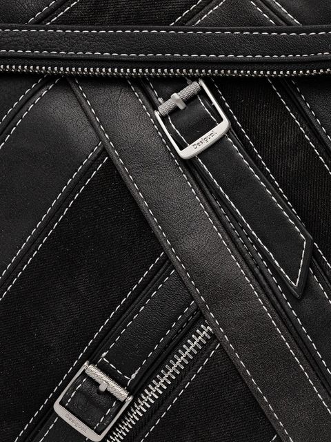 Desigual plecak FIBONACCI HAMPTON MI damski kolor czarny mały gładki 25WAKP25