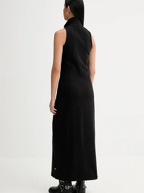 G-Star sukienka kolor czarny maxi rozkloszowana D27279-D705 - zdjęcie produktu nr 2