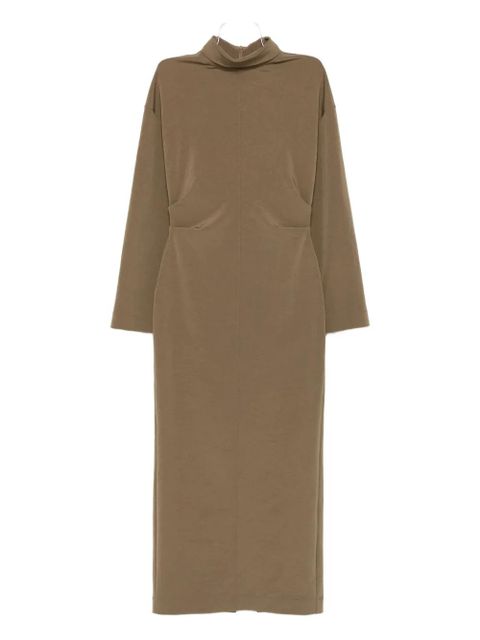 Nanushka Jamson draped turtleneck midi dress - Green - zdjęcie produktu nr 1
