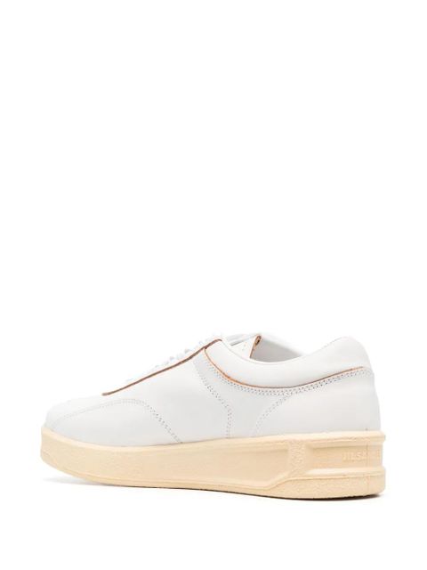 Jil Sander logo low-top sneakers - White
