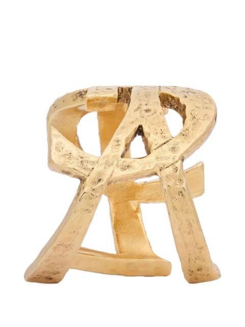 Saint Laurent Cassandre open cuff bracelet - Gold