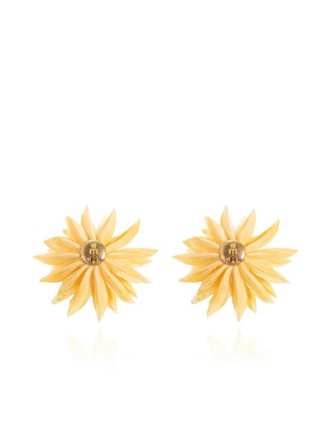 Cult Gaia Dhalia earrings - Yellow