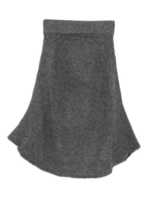 ENTIRE STUDIOS ribbed A-line skirt - Grey - zdjęcie produktu nr 1