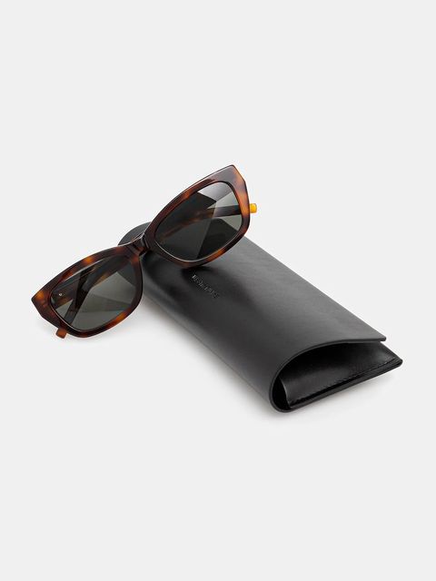 Saint Laurent okulary przeciwsłoneczne damskie kolor czarny SL M153