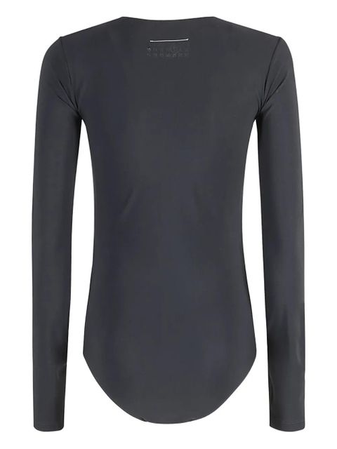 MM6 Maison Margiela long-sleeve bodysuit - Black - zdjęcie produktu nr 2
