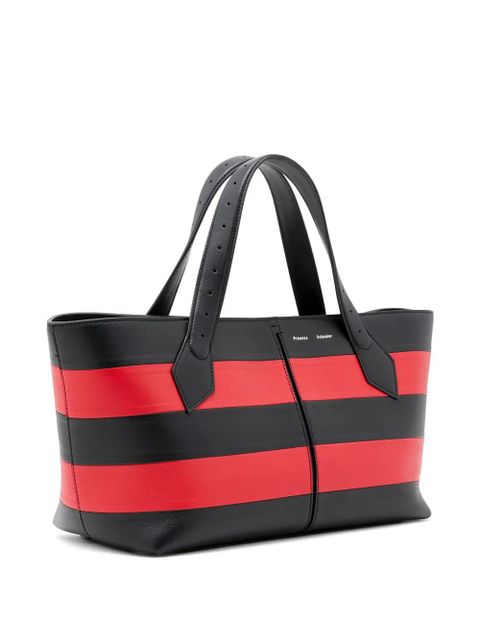 Proenza Schouler Chelsea striped tote bag - Black