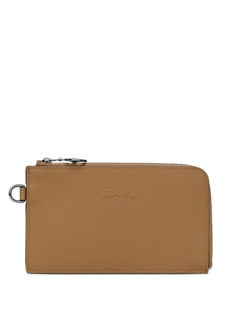 Longchamp Le Pliage Xtra leather clutch bag - Brown - zdjęcie produktu nr 1