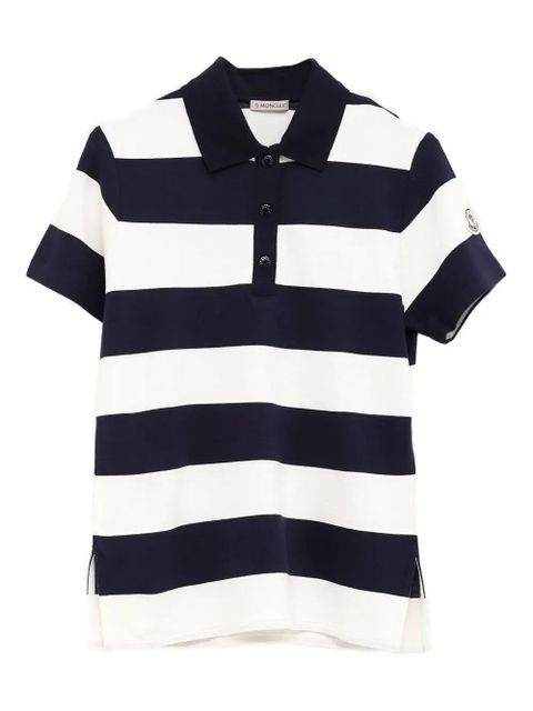 Moncler striped polo shirt - Black - zdjęcie produktu nr 1