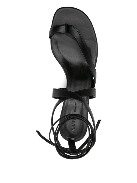 KHAITE 50mm Aimee sandals - Black