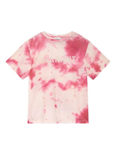 MARANT ÉTOILE ZEWEL tie-dye T-shirt - Pink - zdjęcie produktu nr 1