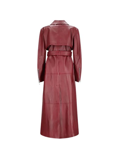 Max Mara leather two-piece trench coat - Red - zdjęcie produktu nr 2