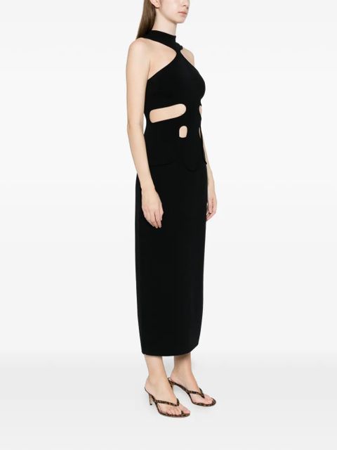 Cult Gaia Baylee cut-out midi dress - Black