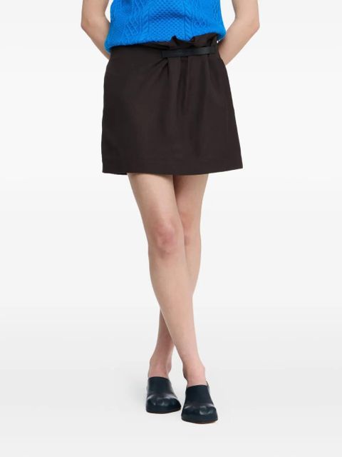 JW Anderson gathered mini skirt - Brown - zdjęcie produktu nr 1