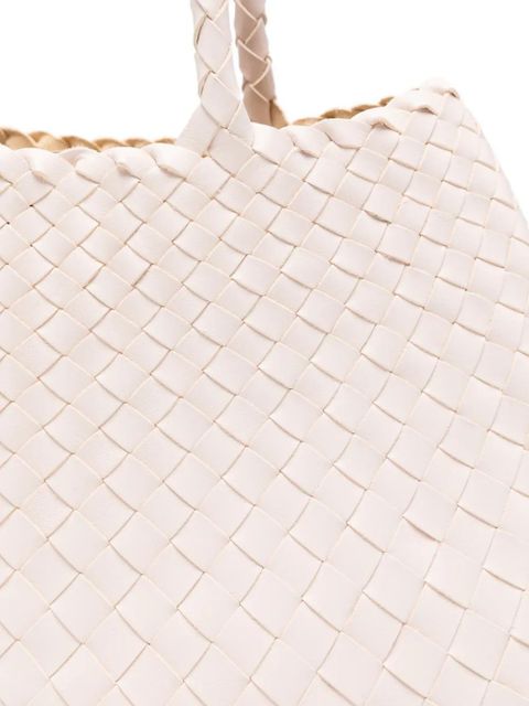 DRAGON DIFFUSION Santa Croce woven tote bag - Neutrals